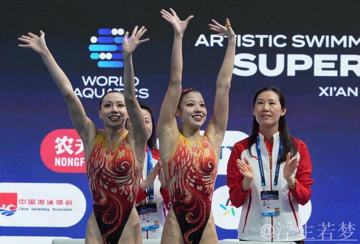 世界杯花样游泳总决赛:双人自由项目决赛 世界杯花样游泳总决赛:双人自由项目决赛